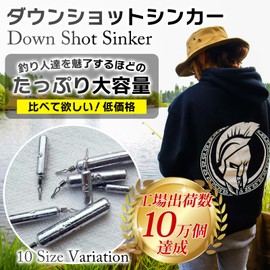 Lead Downshot Downshot Sinker Large Capacity 10 Sizes 30g 20g 18g 14g 12g 10g 7g 5g 3.5g 2g Sinker Fishing (3.5g, 45 Pieces)