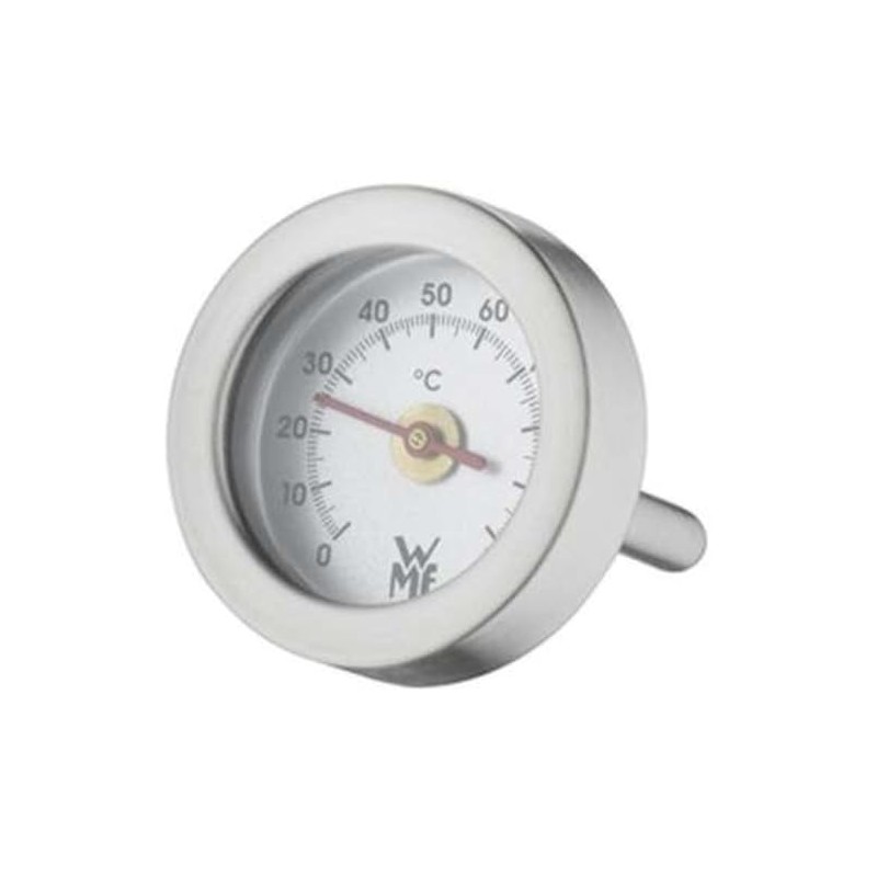 WMF Vitalis Thermometer, Ersatzteil für Dampfgarer Glasdeckel rechteckig, Cromargan Edelstahl