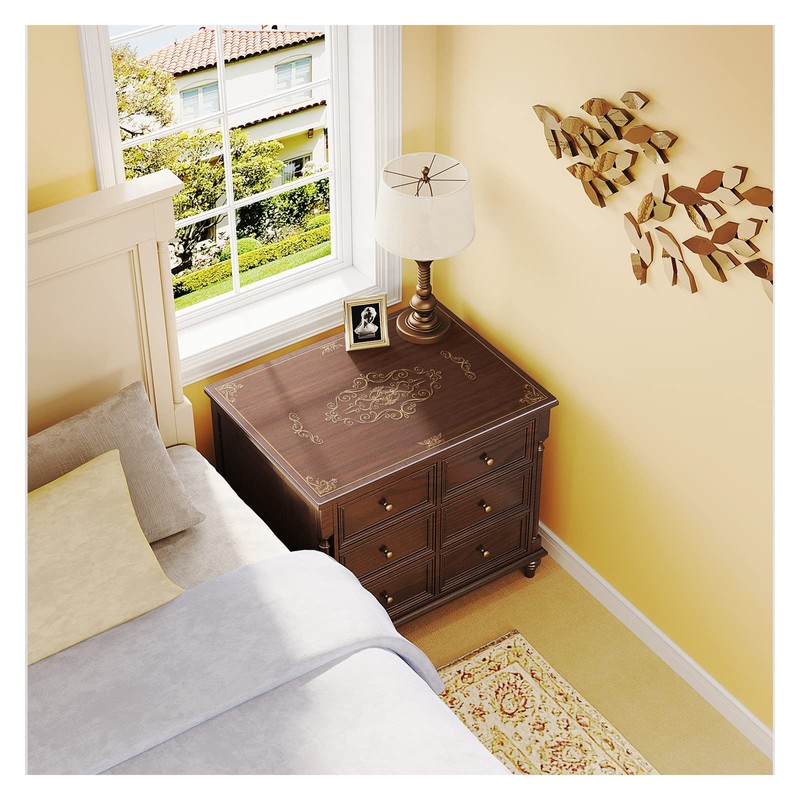 XIXI DECORE Nightstand Cover, End Table Cover, Bedside Table Cloth