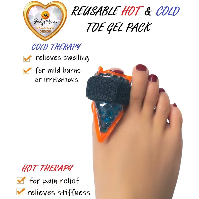 BodyMoves Exclusive Toe Hot & Cold ice Gel Pack -Reusable