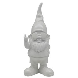 Lesser & Pavey Gnomes Behaving Badly White Figurines Statues For Home Decor | Ideal Ornaments Friendship Gifts For Women & Men | Lovely Table Centerpiece & Living Room Accessories
