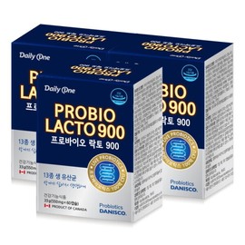 Daily One Probiotics 900 Lactic Acid Bacteria Guaranteed 10 Billion CFU 550mg X 60 Capsules 3 / 데일리원 프로바이오락토 900 유산균 보장균 100억 CFU 550mg X 60캡슐 3
