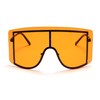 Crazy Feng Oversized Sunglasses for Women, Trendy Retro Square Glasses,