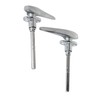 WFLNHB Outside Locking Door Handles Silver Steel Replacement for 1933