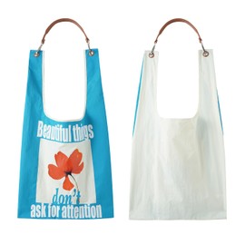 TOBY BLACK BEAUTIFUL THINGS Bag with Detachable Leather Strap Tote – Elegant Tote for Work, Shopping, Grocery