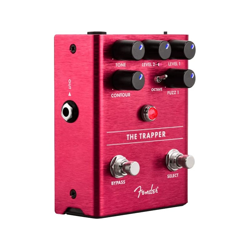 Fender The Trapper Dual Fuzz Pedal Bundle with Power Supply,