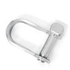 6mm Flat Shackles Stainless Steel A4-Marine Grade (316) - for