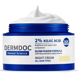 DermDoc Crema De Noche (50 G)  Con Niacinamida Y Alfa Arbutina  Hidratante Facial  50 Ml                                                              