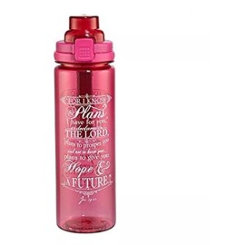 -  Yo Sé Los Planes  Botella De Plástico De Agua Rosado - Jere