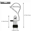 Pack of 20 Portable Laundry Hooks, 360° Rotating Boot Hanger,