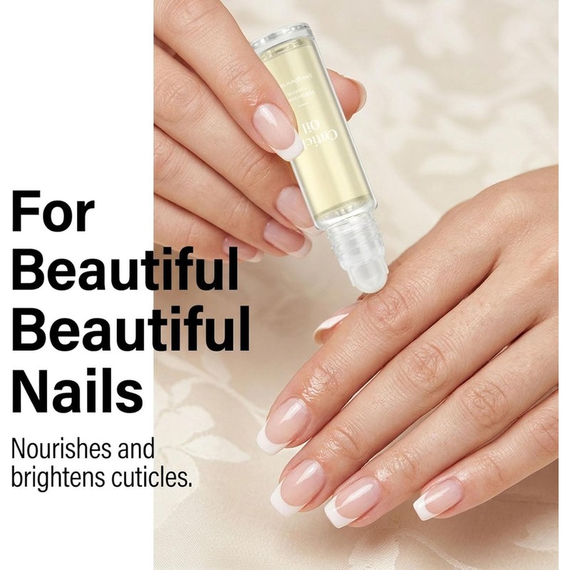 Aceite para Cutículas en Roll-on 10 ml, Líquido Hidratante para