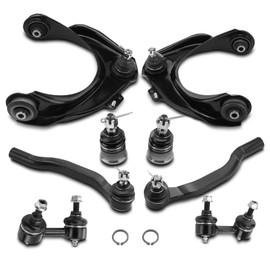 A-Premium Set of 8, Front Upper Control Arm, Lower Ball Joint, Sway Bar Link, Outer Tie Rod End, Compatible with Honda Accord 1998-2002, Acura TL 1999-2003, CL 2001-2003