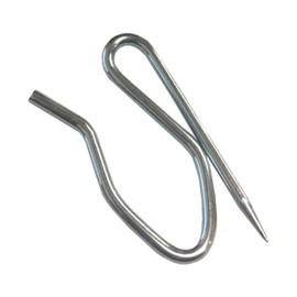 25Pcs Metal Deep Pinch Curtain Hooks Pins Galvanised Curtain Tape Hooks Pins Metal Drapery Pin Hooks for Windows Curtains Door Curtain and Shower Curtain.