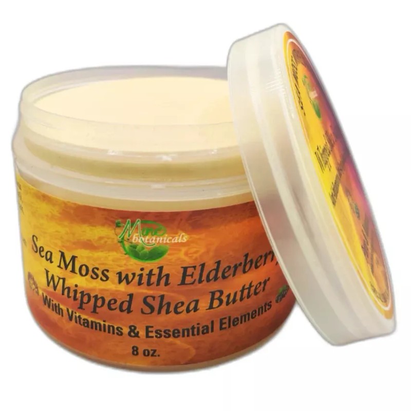 Mine Botanicals Sea Moss with Elderberry | Whipped Shea Butter