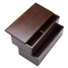 Lunch Boxes, Japanese Traditional Natural Square Wooden Lunch Container Double