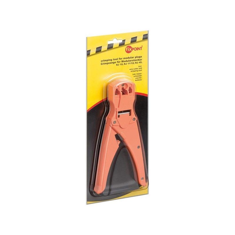 Fixpoint WZ CRIMP 04 Crimping Pliers Polybag Orange, 11951