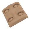 Lash Mannequin Head 2 Pairs Removable Replacement Eyes 3D Simulation