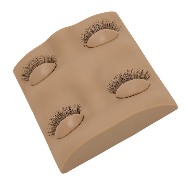 Lash Mannequin Head 2 Pairs Removable Replacement Eyes 3D Simulation