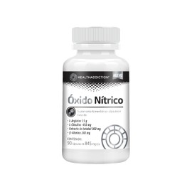 HEALTHADDICTION - Óxido Nítrico Suplemento para Rendimiento Deportivo y Circulación con L-Arginina, L-Citrulina y Beta Alanina - 90 Cápsulas de 845 mg