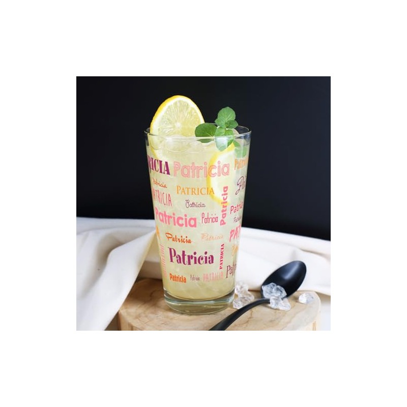 Herz & Heim® Drinking Glass with Name in Various Fonts