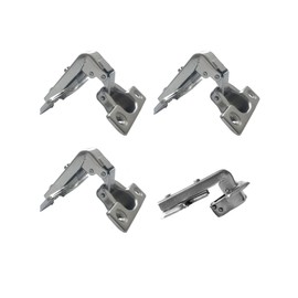 LIKERAINY 90 Degree Short Stud Hinge Stud Tape Diameter 26 mm H0 Without Damping Pot Hinge Kitchen Pot Hinge for Cabinet Door Hinge Kitchen Cabinet Furniture Pack of 4