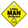 Little Man On Board Sign, Baby On Board Sign, Grandchild