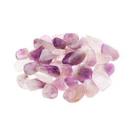 NKlaus 500 g Amethyst Quartz Gemstone 25-35 mm Healing Stones Crystal Structure Natural Stones 14679