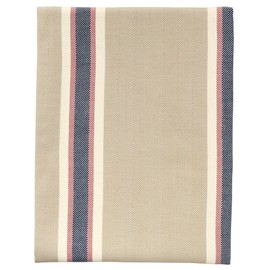 365methods Matisse Tablecloth Table Cover Table Cover Durable 100% Cotton Simple Rectangle 130x180cm Beige (Pink x Navy)