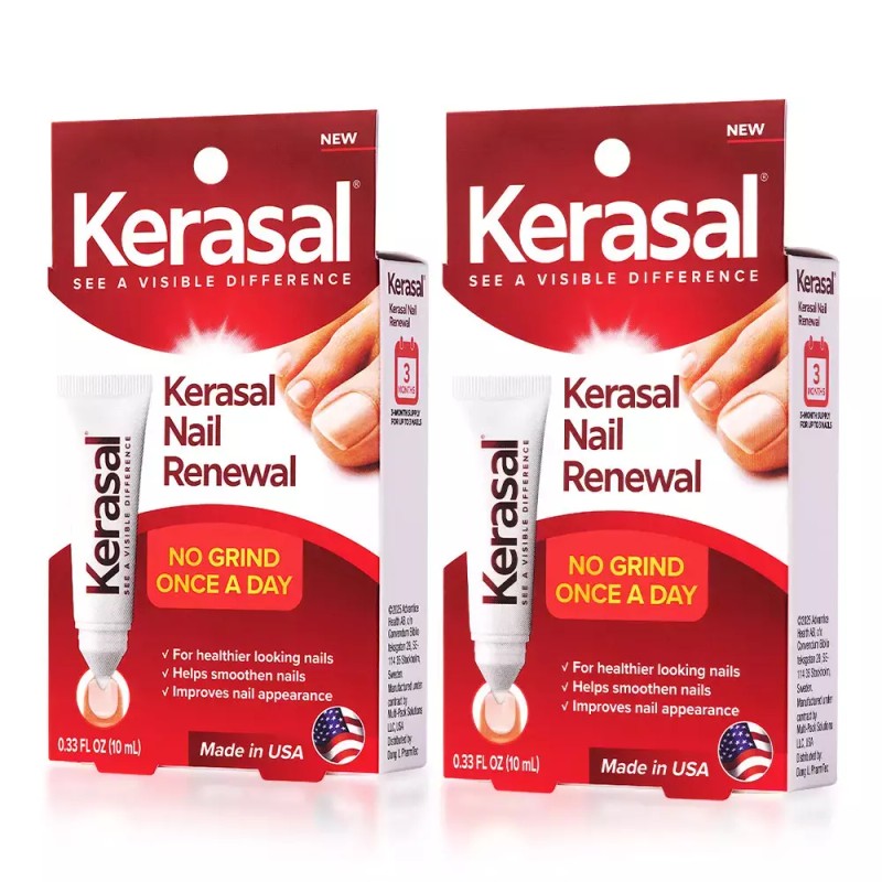 Keracell 케라셀네일 리뉴얼10ml 2개 손톱영양제 문제성손발톱 Kerasel Nail Renewal 10ml