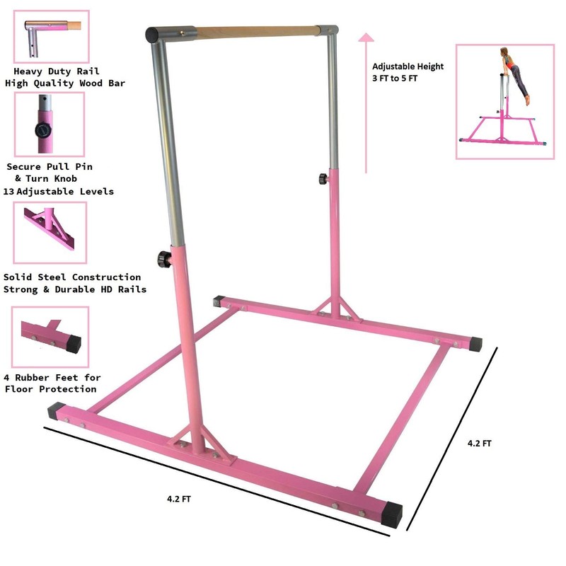 Athletic Bar Kids Gymnastics Training Bar Junior Horizontal Kip Bar