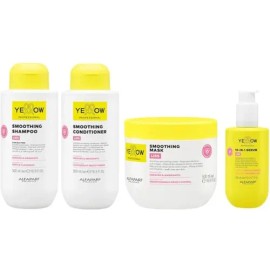 Yellow Liss Smoothing Kit Shampoo  Acondic  Masc  Serum                                                                                               