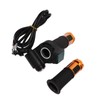 One Pair Electric Bike Throttle Handlebar with Red Screen Lock