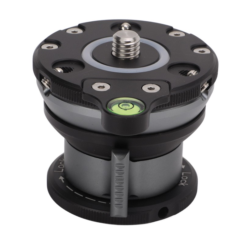 Aluminum Alloy Tripod Leveling Base with Bubble Level for Nikon
