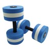 Sveltus Unisex Adult Foam Dumbbell, Blue & White, One Size