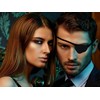 Eye Patch, Black, Concave, Air Vents, Adult Size, Kydex Body,