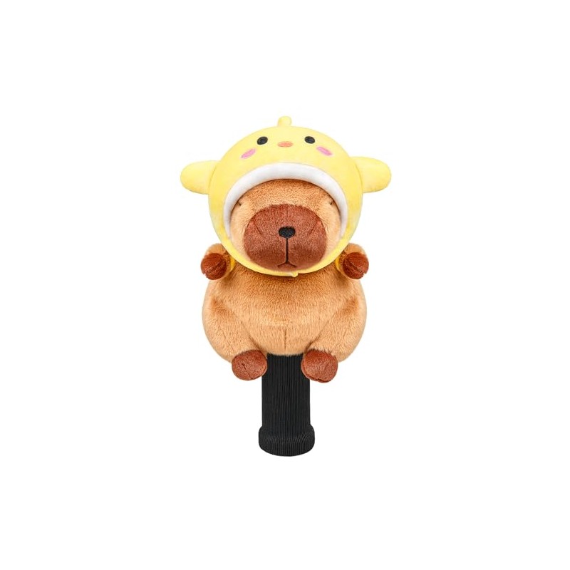 Funny Chick Hat Capybara Golf Headcover, Animals Plush Golf Club