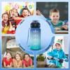 Drinking Bottle, 500 ml Children's Drinking Bottle with Straw, Can