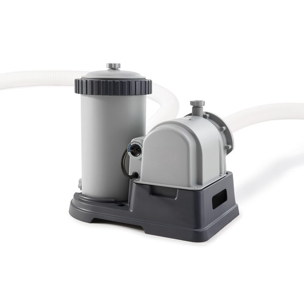 INTEX C1500 Krystal Clear Cartridge Filter Pump for Above Ground Pools: 2500 GPH Pump Flow Rate – Improved Circulation and Filtration – Easy Installation – Improved Water Clarity – Easy-to-Clean