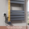 ELEGANT 800W Smart Thermostatic Towel Rail Electric Heating Element with