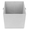 Casafield Set of 6 Collapsible Fabric Cube Storage Bins, White