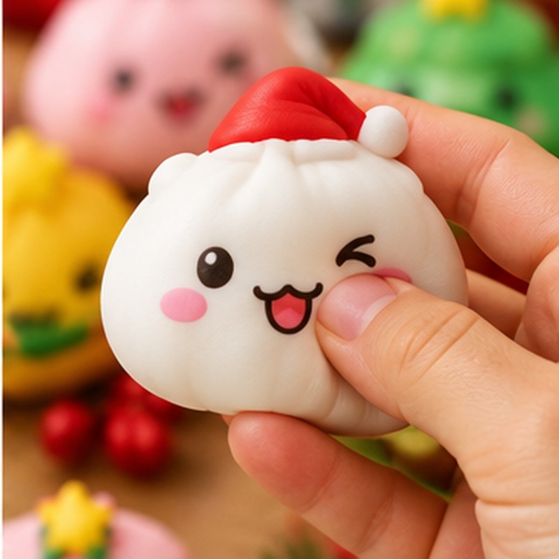 24-Piece Christmas Squishy 2026 Christmas Advent Calendar 24 Day Countdown