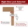 Naissian RV Locks for Storage Door 7/8 Inch, RV Compartment