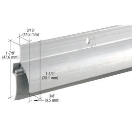 C.R. LAURENCE DB037AV36 CRL Aluminum Door Sweep-Rain Drip Combination for 36" Door