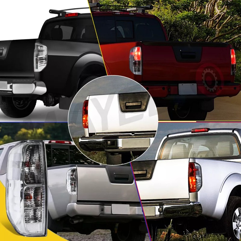 MAYELLO For 2005-2021 Nissan Frontier SC [Clear white] Rear Brake