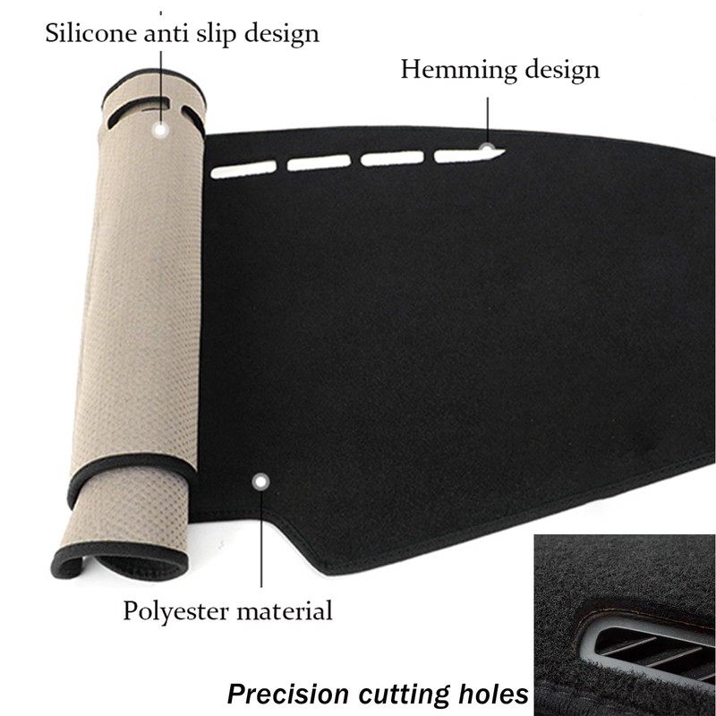 BOLTRY Dashboard Mat Cover for Hyundai Tucson 2025 Nonslip Center