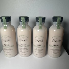 Fresh Pack Of 4, Fresh Milk Body Cleanser for Soothing Clean Skin 260mL 8.7fl oz Each
