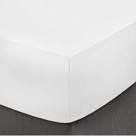 Fitted Sheets - 100% Egyptian Cotton - 200 Thread Count - 30cm Depth - White - Super King
