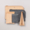 Nakabayashi CLL-FCB6GY Recycled Leather [Kurure] Flat Case B6 Gray