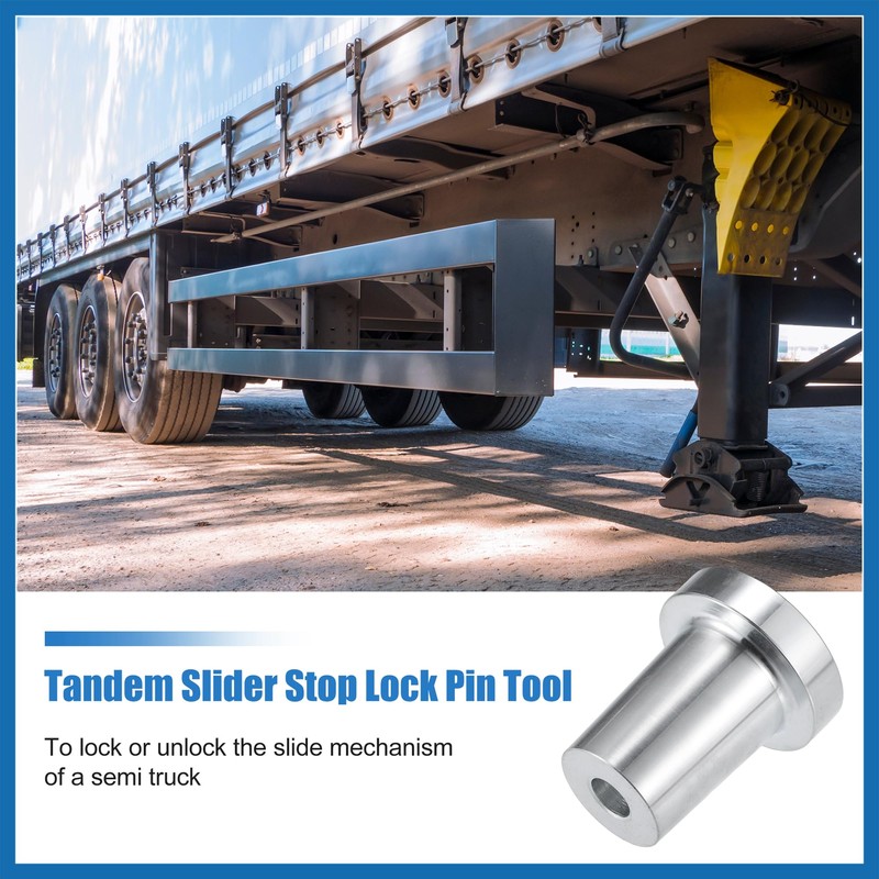 A ABSOPRO Trailer Tandem Slide Stopper Slider Stopper Lock Pin
