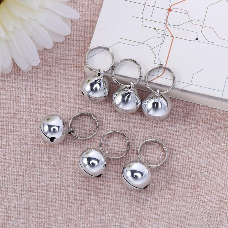 POPETPOP 5PCS Popopp Dog Cat Potty Training Bells Matching Collars